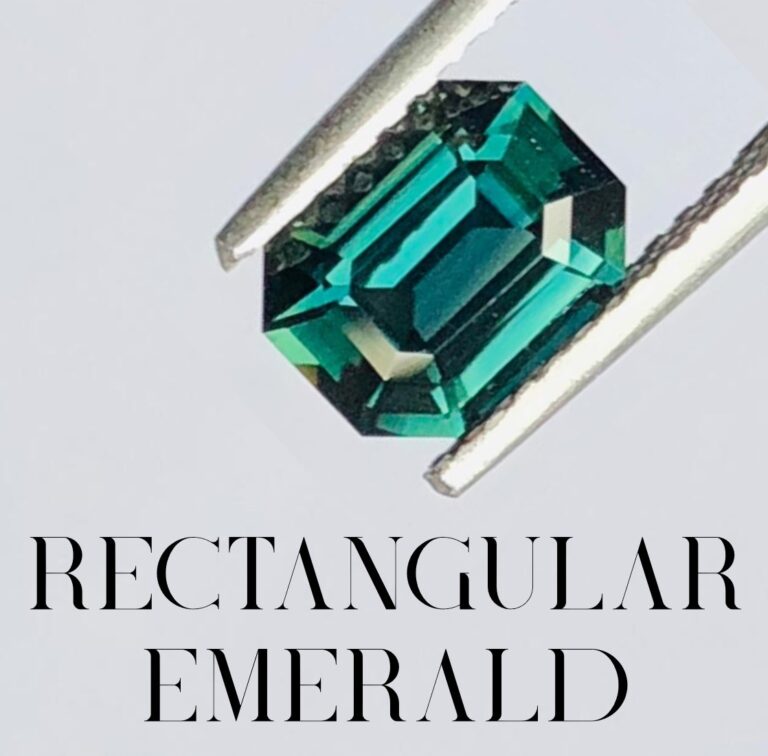 The Emerald Cut follows the same concept as other Sapphire cuts- lighter colour tones have many small facets and darker colour tones have larger facets. The Rectangular Emerald by A&A is a popular cut as they look larger than other shapes and they have more surface area. For example, a 1 carat emerald cut has 5% more surface area than a round 1 carat. At A&A, we couple this cut with eye pleasing symmetry that makes the Sapphire exceptionally unique